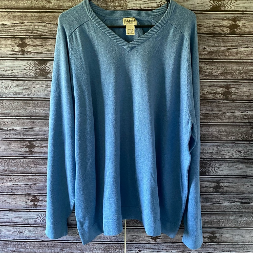 LL Bean Men's V-Neck Sweater‎ Size XXL